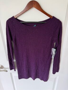 Alice + Olivia Crystal Rhinestone Sweater